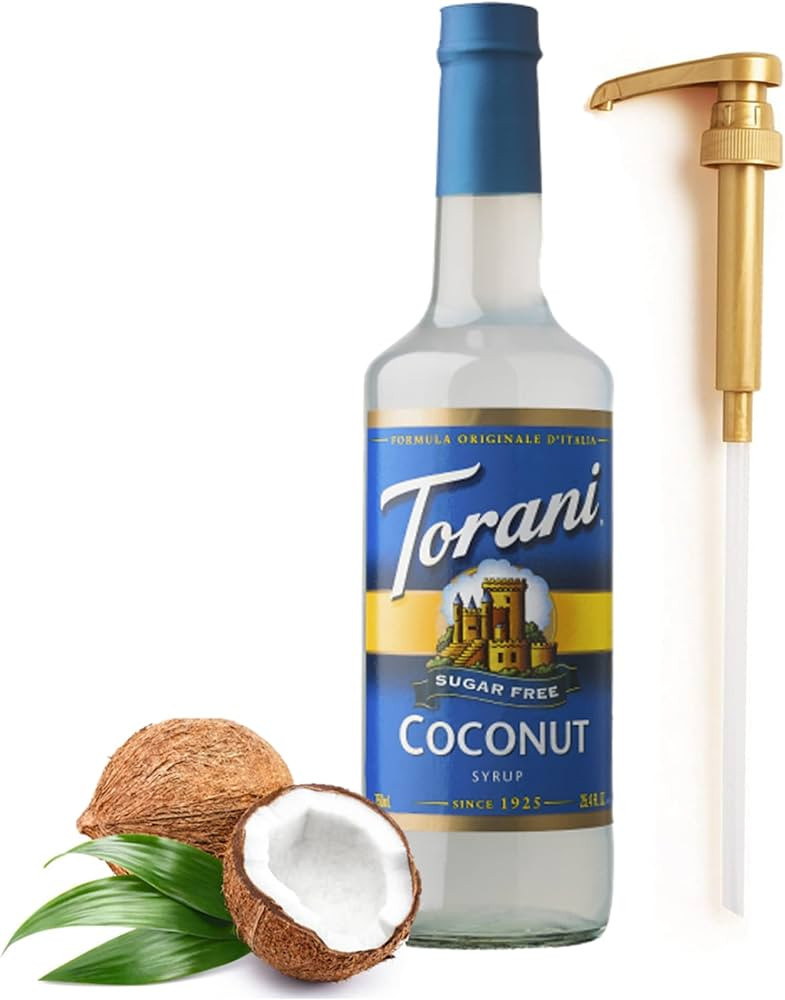 Sugar Free Coconut Syrup for Coffee & Pancakes, Drinks, 25.4 Ounces Coffee Syrups and Flavors wit... | Amazon (US)