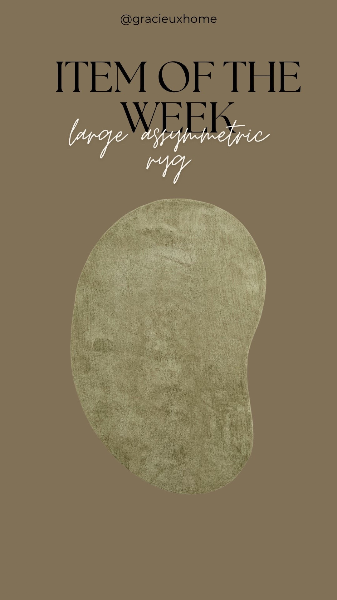 Asymmetric rug in the most gorgeous green tone 

#LTKHome