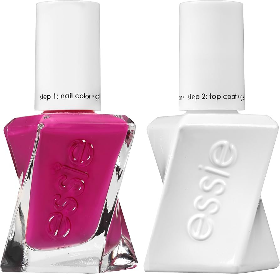 essie gel couture nail polish + top coat kit, V.I.Please + top coat | Amazon (US)
