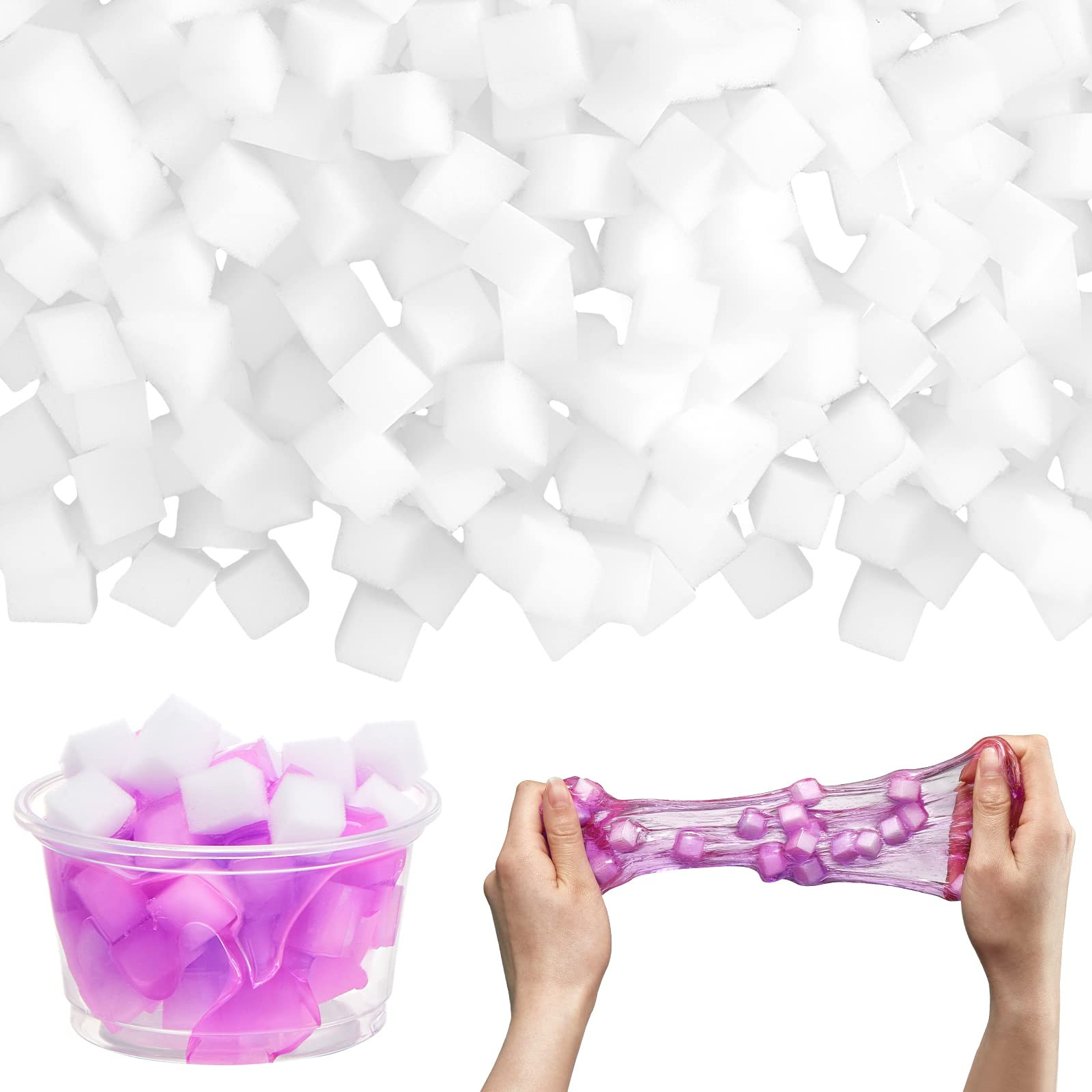 400 Pcs Jelly Cubes Charms Accessories for Boys and Girls, DIY Art Crafts | Amazon (US)