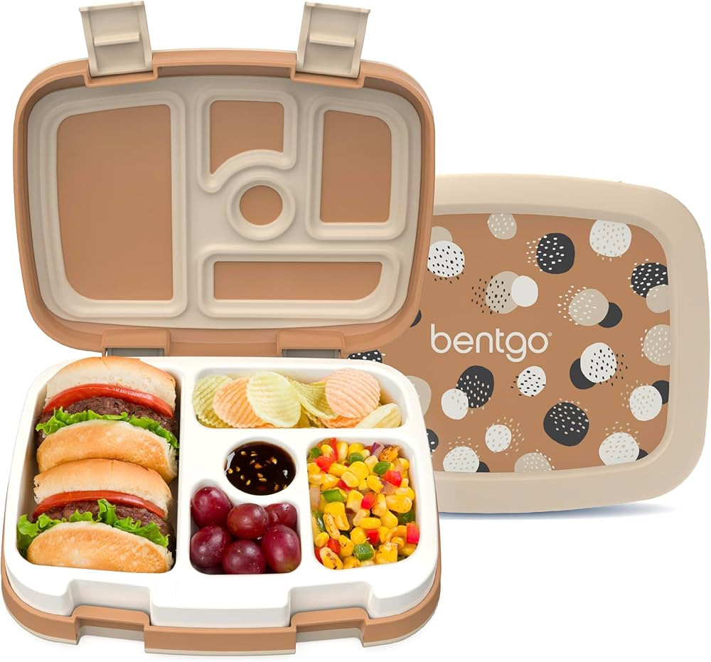Bentgo® Kids 5-Compartment Leak-Proof Bento-Style Lunch Box (Whimsy & Wonder Collection) - Ideal... | Amazon (US)