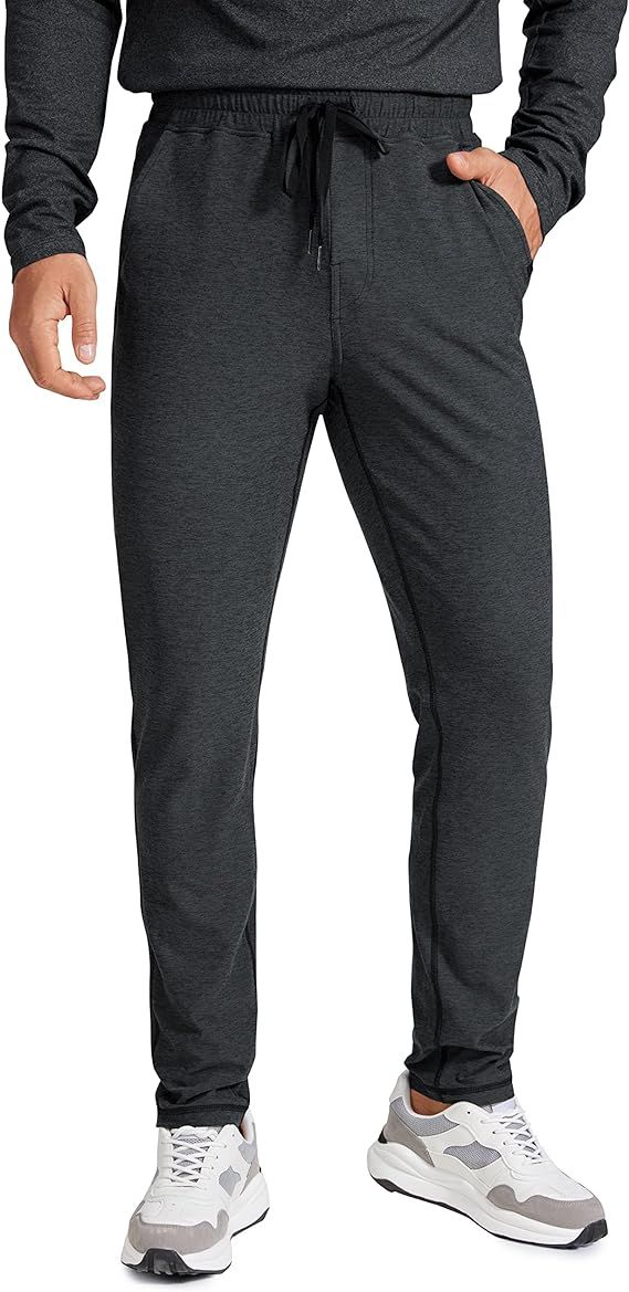CRZ YOGA Mens Comfy Lounge Pants 30" - Super-Soft Open Bottom Yoga Casual Pajama Pants Athletic S... | Amazon (US)