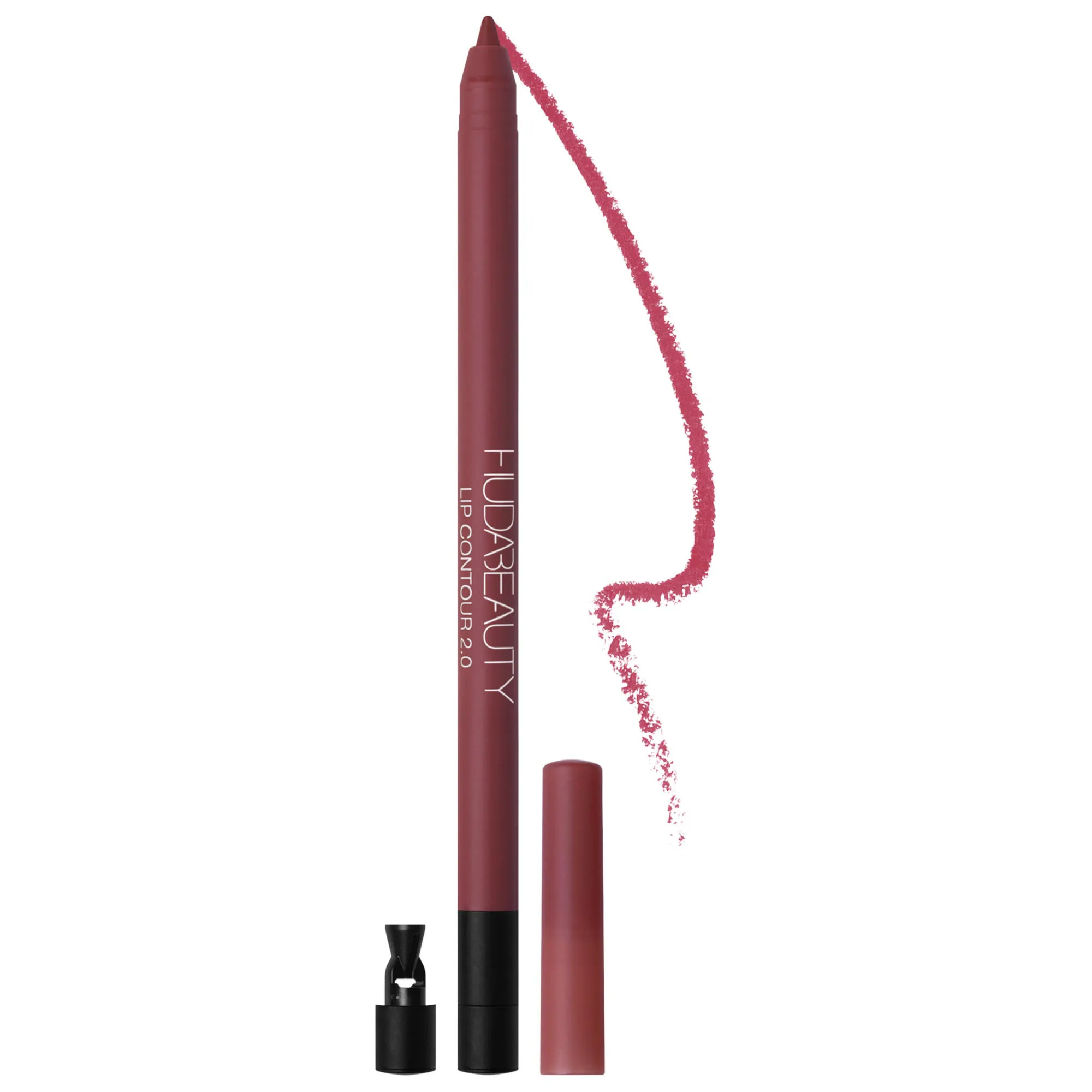HUDA BEAUTY Lip Contour 2.0 Automatic Matte Lip Pencil Deep Rose 0.01 oz/ 0.5 g | Sephora (US)