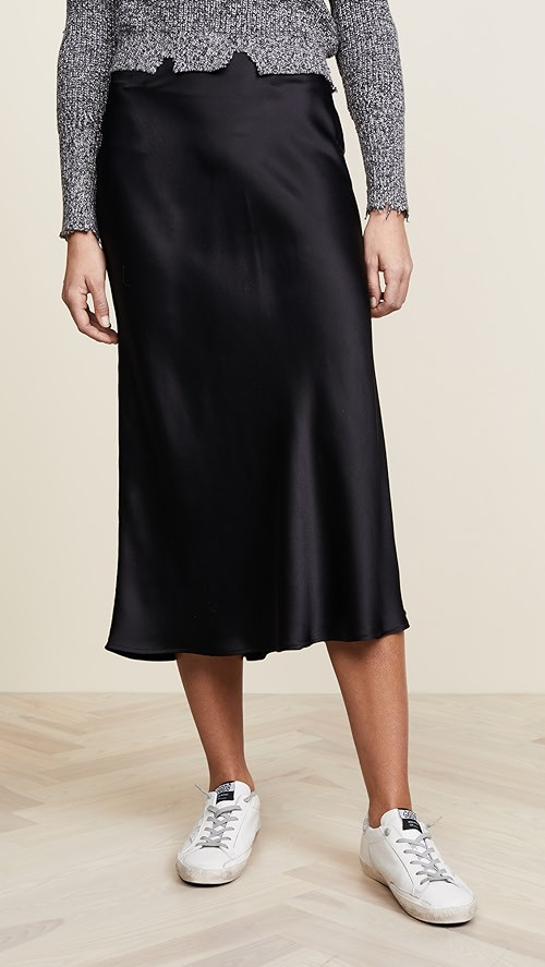 ANINE BING Bar Silk Skirt | SHOPBOP | Shopbop