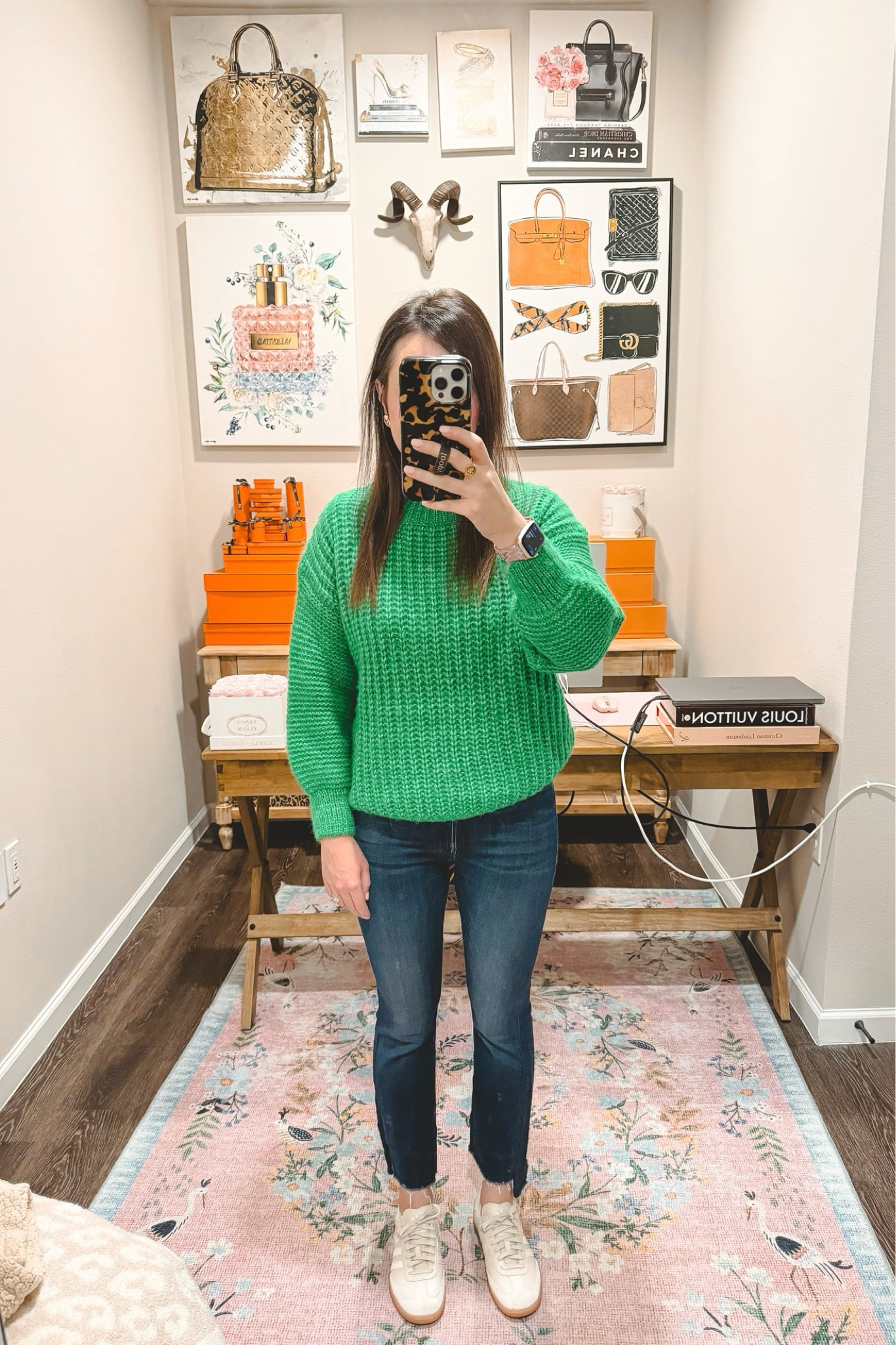 Spring outfit with red dress boutique green sweater
 



#LTKSeasonal #LTKStyleTip #LTKFindsUnder100