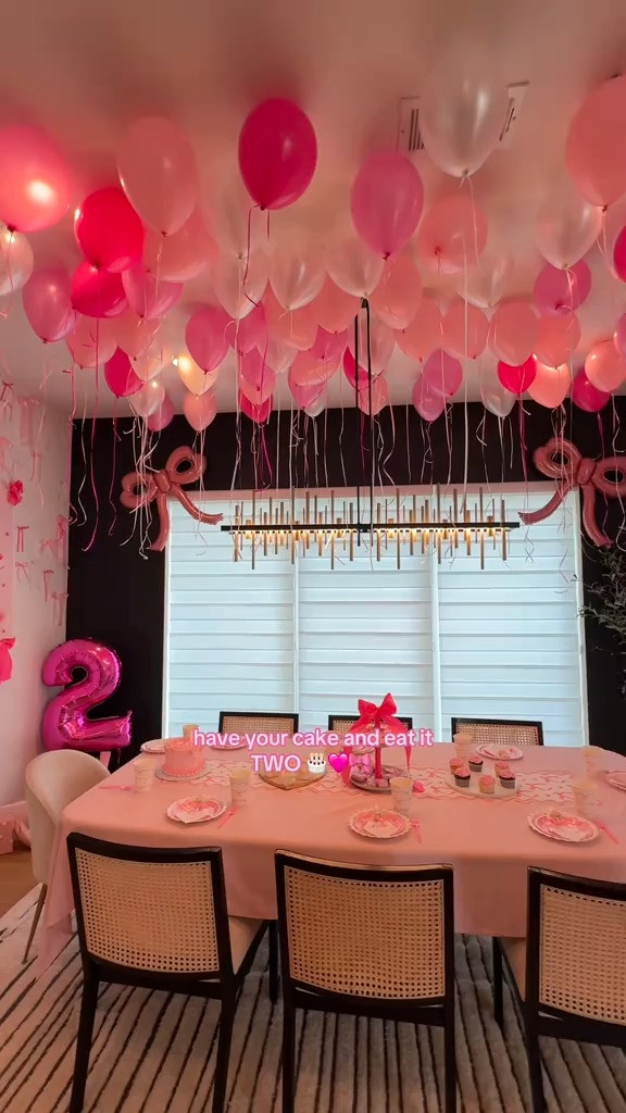 This is your sign to do a "Have Your Cake and Eat it Two" birthday theme!! It turned out so cute!!🎂🎀 

 #LTKParties #LTKKids #LTKFamily