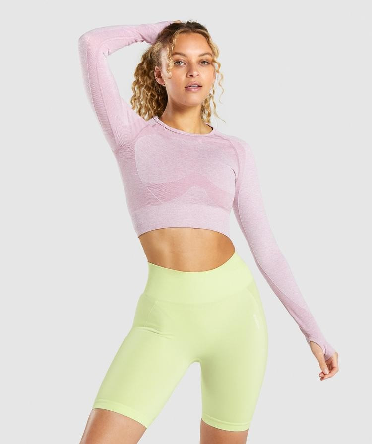 Flex Sports Long Sleeve Crop Top | Gymshark (Global)