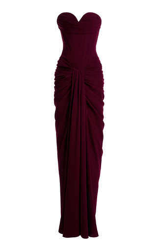 Light Cady Strapless Long Dress | Moda Operandi (Global)