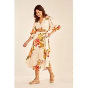 Saia Estampa Gaia Midi EST GAIA | OffPremium (BR)