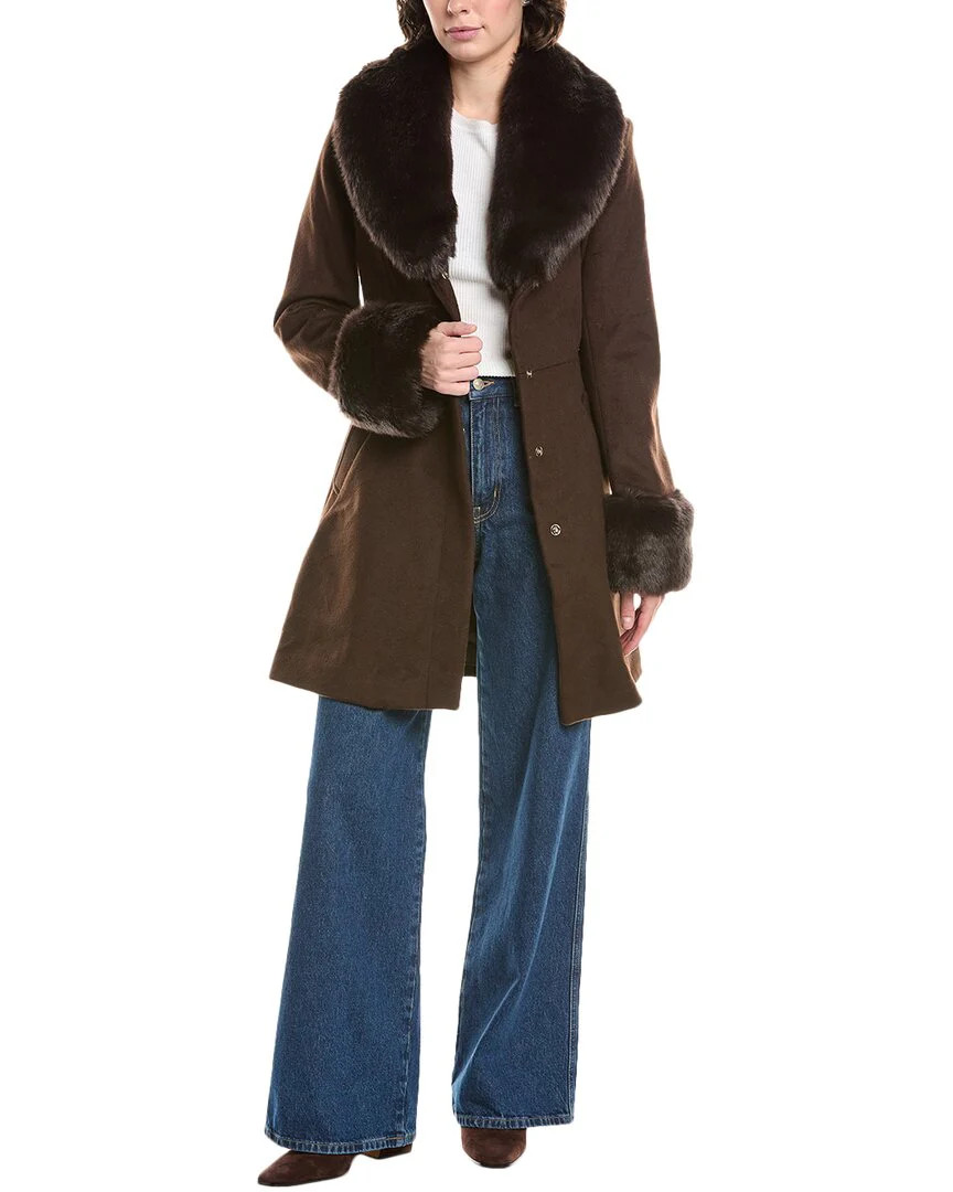 Via Spiga Wool-Blend Belted Coat | Shop Simon