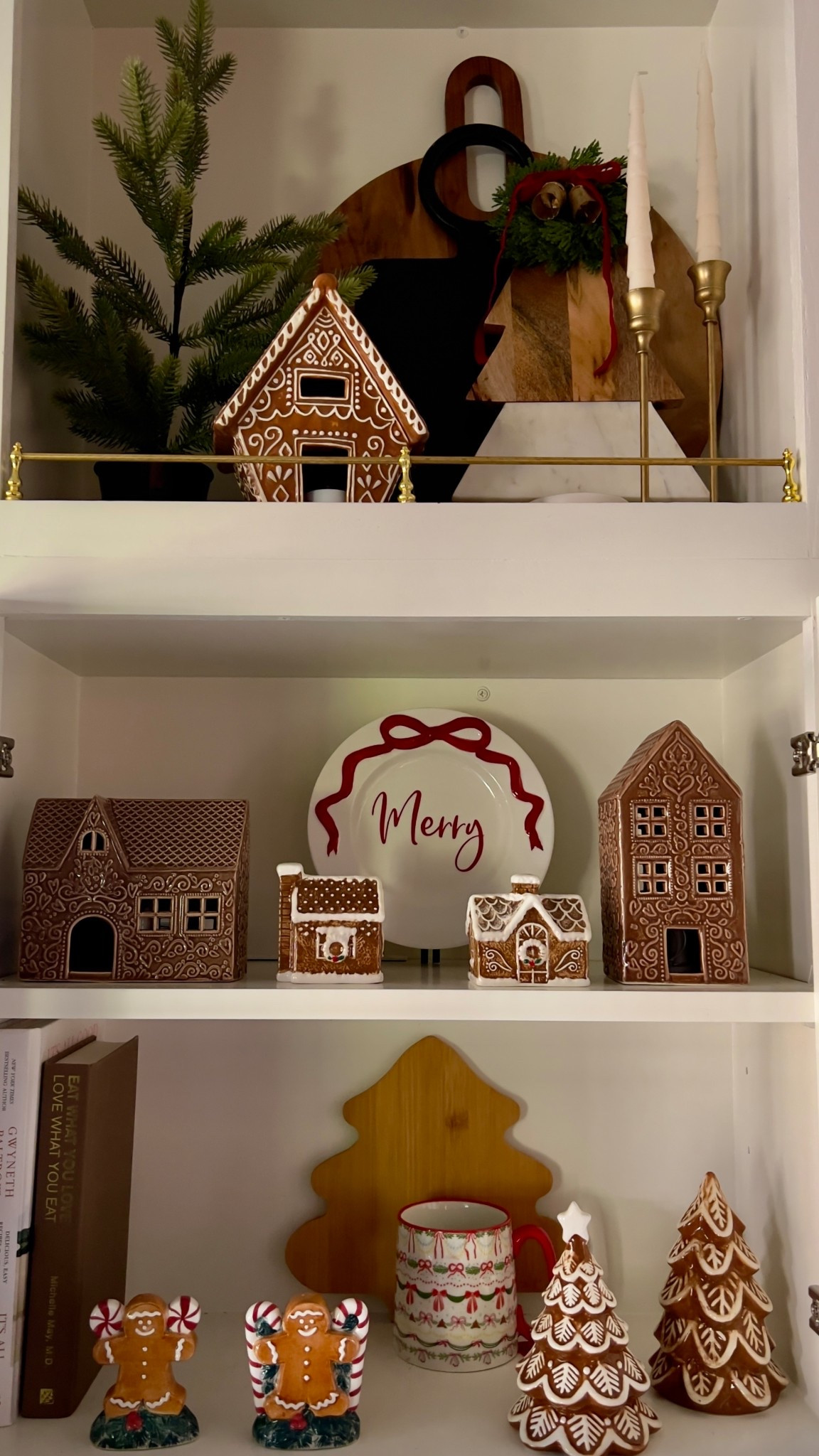 Christmas kitchen shelf styling
Christmas kitchen
Gingerbread village 
Gingerbread kitchen 

#LTKHoliday #LTKSeasonal #LTKHome