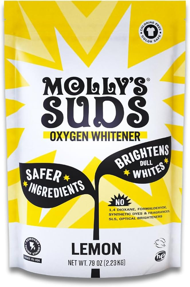 Molly's Suds Natural Oxygen Whitener | Natural Bleach Alternative, Plant-Derived Ingredients | Wh... | Amazon (CA)