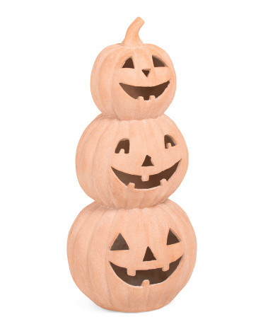 36in Outdoor Safe Three Stack Jack O Lanterns | TJ Maxx