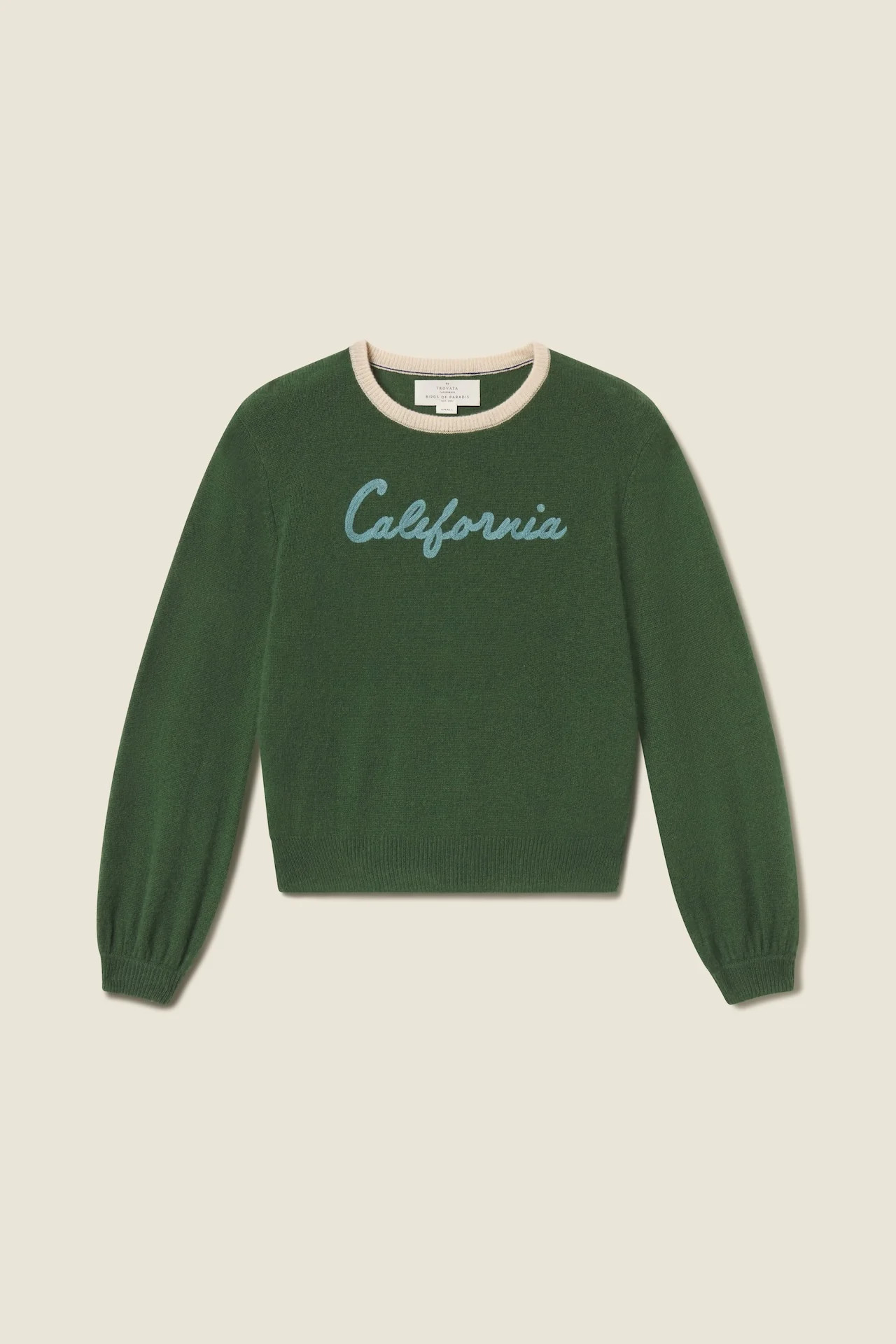 Ryann Sweater Green California | TROVATA