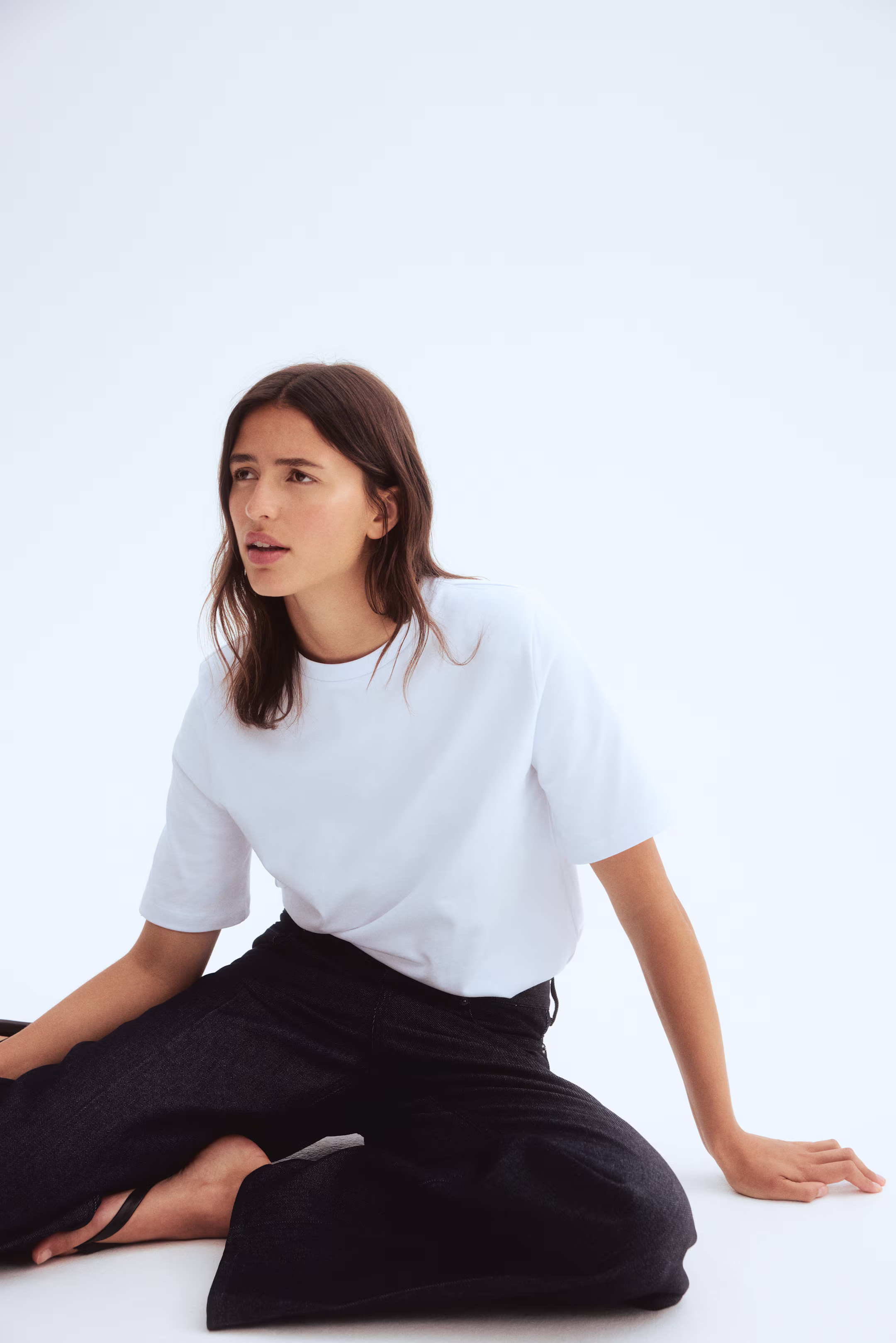 Shoulder-Pad T-Shirt | H&M (US + CA)