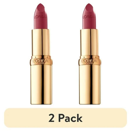 (2 pack) L'Oreal Paris Colour Riche Original Satin Lipstick for Moisturized Lips, 137 Berry Parisienne | Walmart (US)