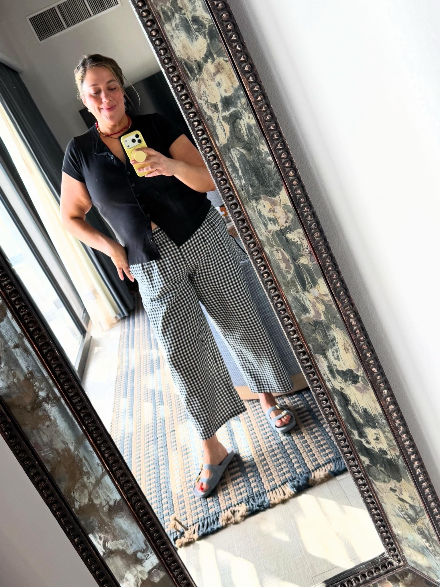 Easy plus size vacation outfit! 

Top is @Reformation and one of my favorites because it's so easy to change the look just by adjusting how many buttons are buttoned. True to size. ES is plus size version. 

Pants are Amazon. I am 5'10 and a size 18 and took the XXL. 

Sandals are @Madewell and extra 30% off this weekend. They're so comfortable, too! Soft footbed. True to size.

#LTKootd #LTKPlusSize #LTKSaleAlert