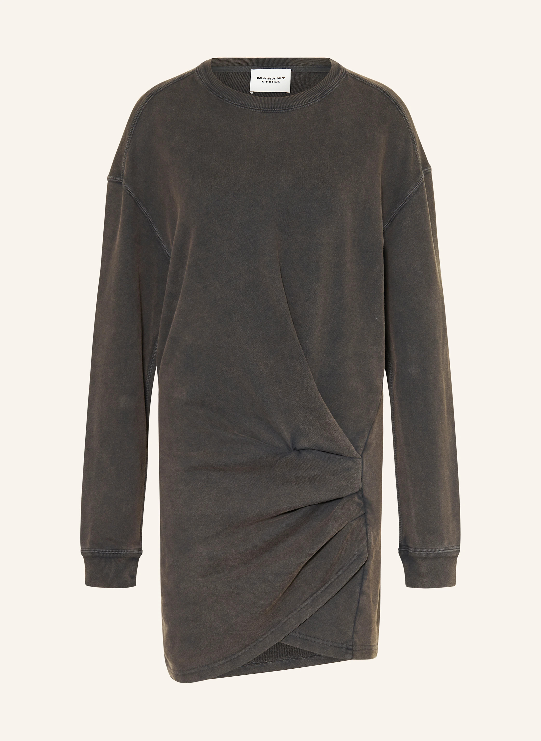 MARANT ÉTOILE Sweatkleid PIPPER in Wickeloptik in dunkelgrau | Breuninger (DACH)