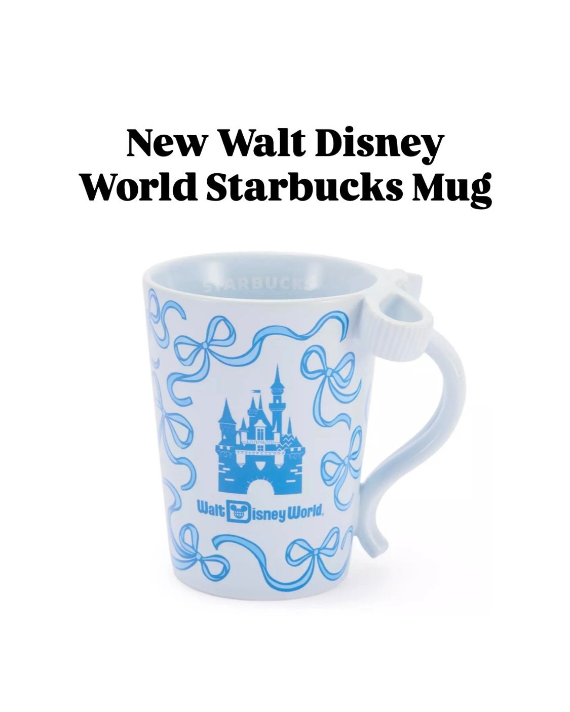 New Walt Disney World Starbucks mugs with the castle and blue bows on it. So cute!

#LTKFindsUnder50 #LTKGiftGuide #LTKHome