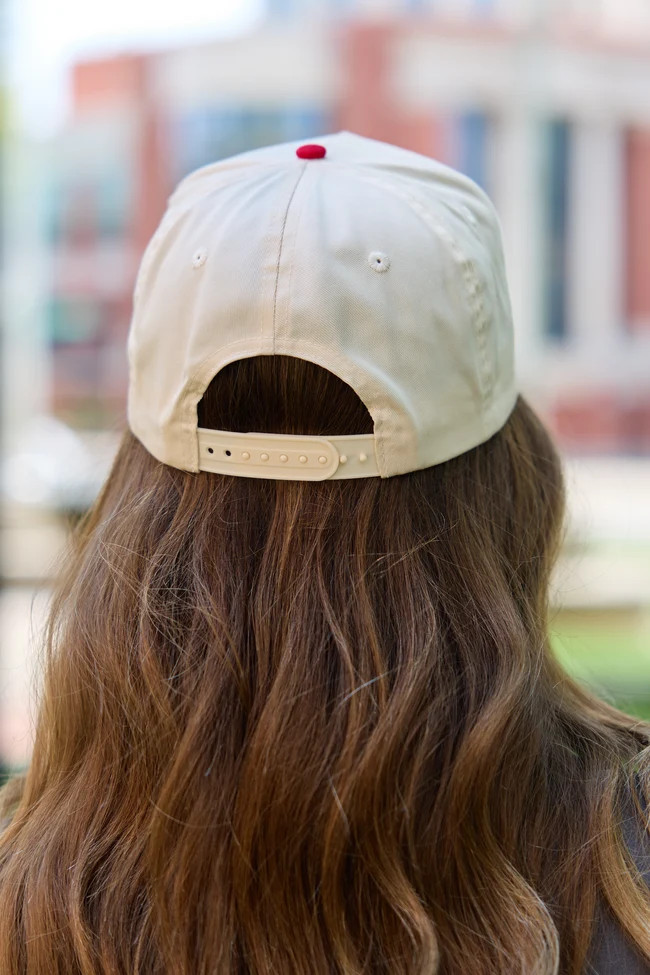 It's Gameday Red Embroidered Trucker Hat | Pink Lily