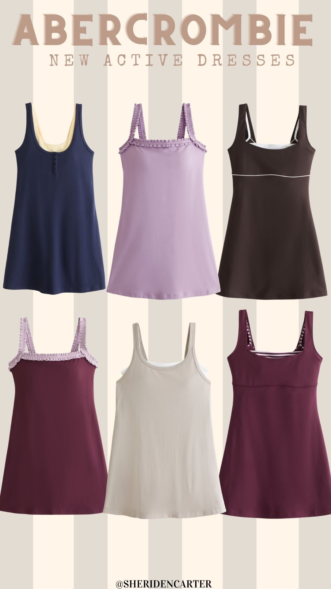 New active dresses from Abercrombie!