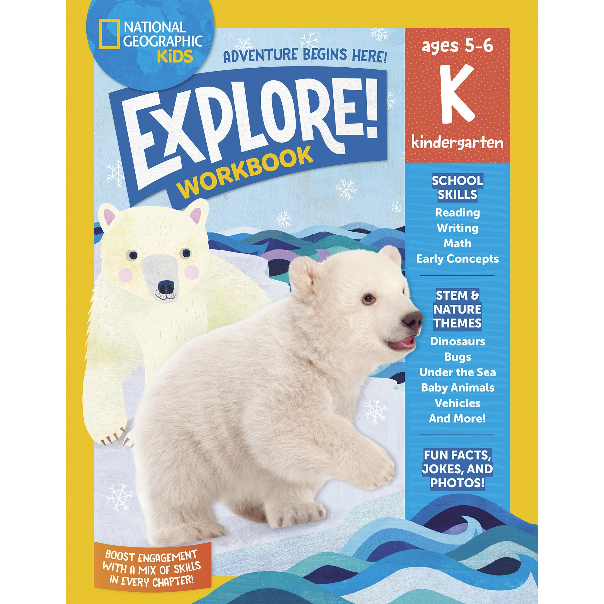 National Geographic Kids Explore! Workbook - Kindergarten Kids' Instructional Books, Paperback by National Geographic | REI