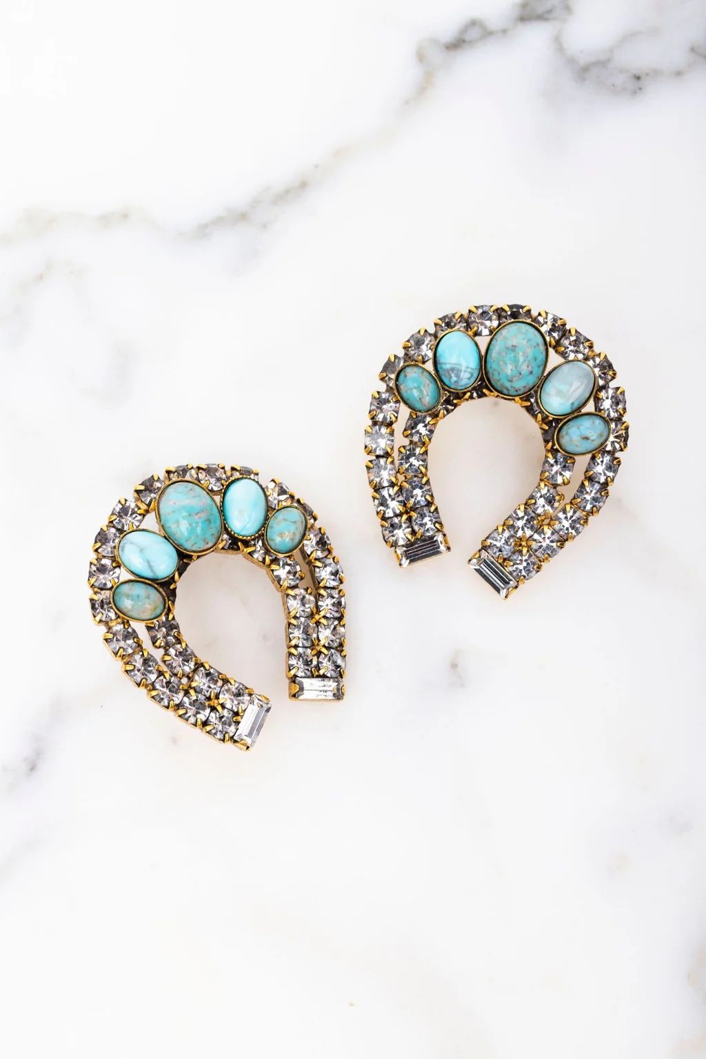 Althea Earrings, Elizabeth Cole Jewelry, Turquoise Earrings, Western Jewelry, Cowboy Jewelry  | Elizabeth Cole Jewelry