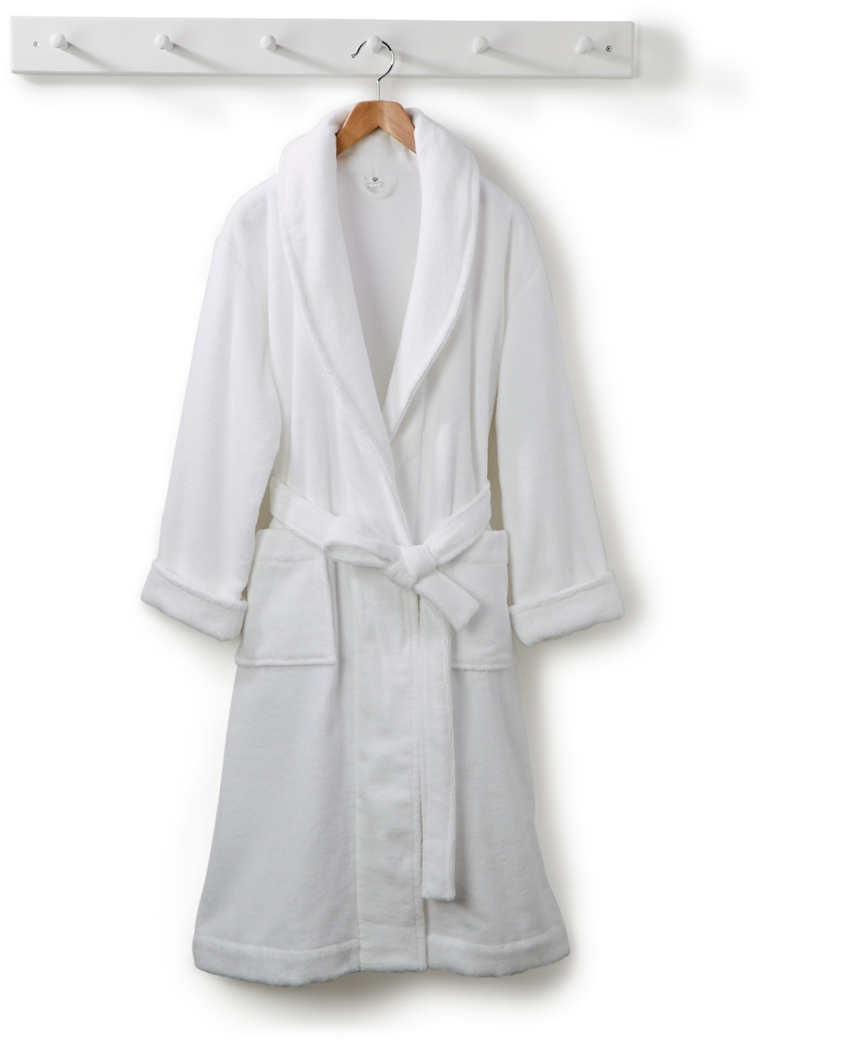 Hotel Collection Turkish Cotton Shawl-Collar Robe, Exclusively at Macy's - White | Macy's