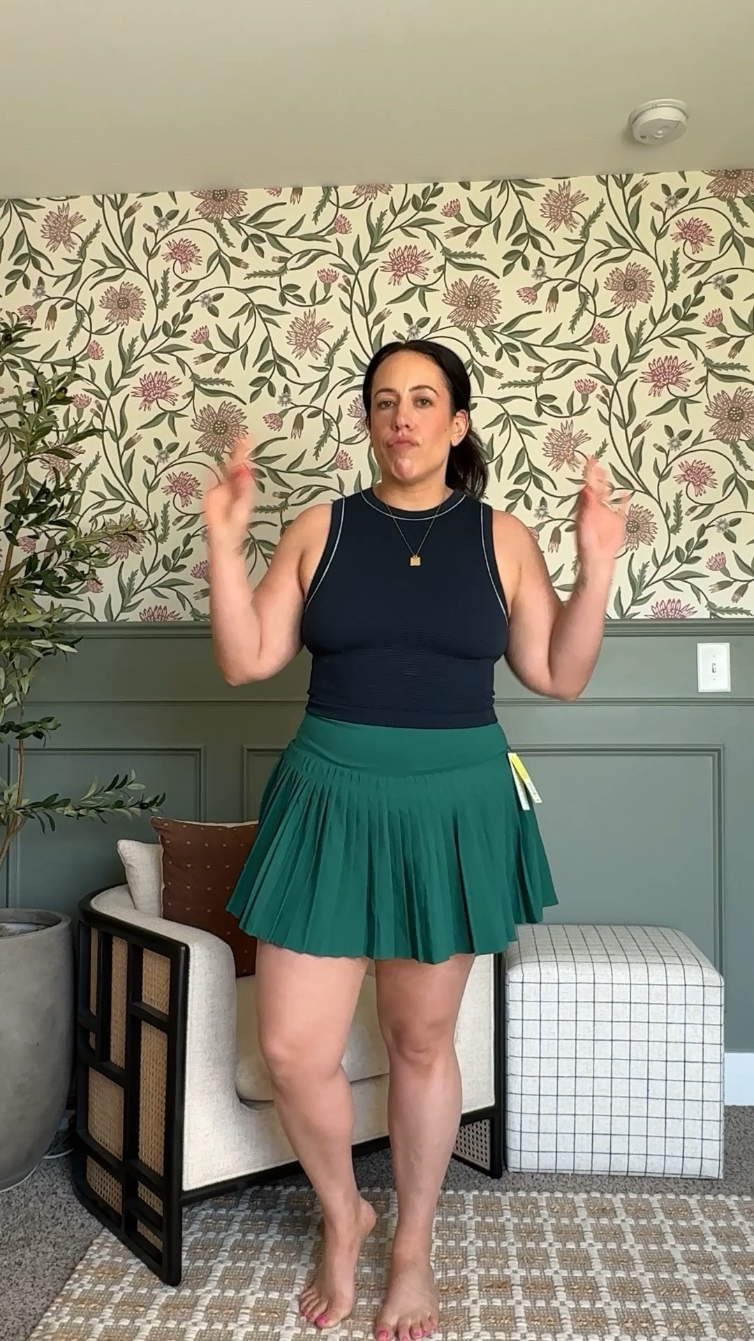 Target activewear for the midsize girl! Wearing the crop workout tank size xl and skort in size large 

#LTKSaleAlert #LTKMidsize #LTKFindsUnder100