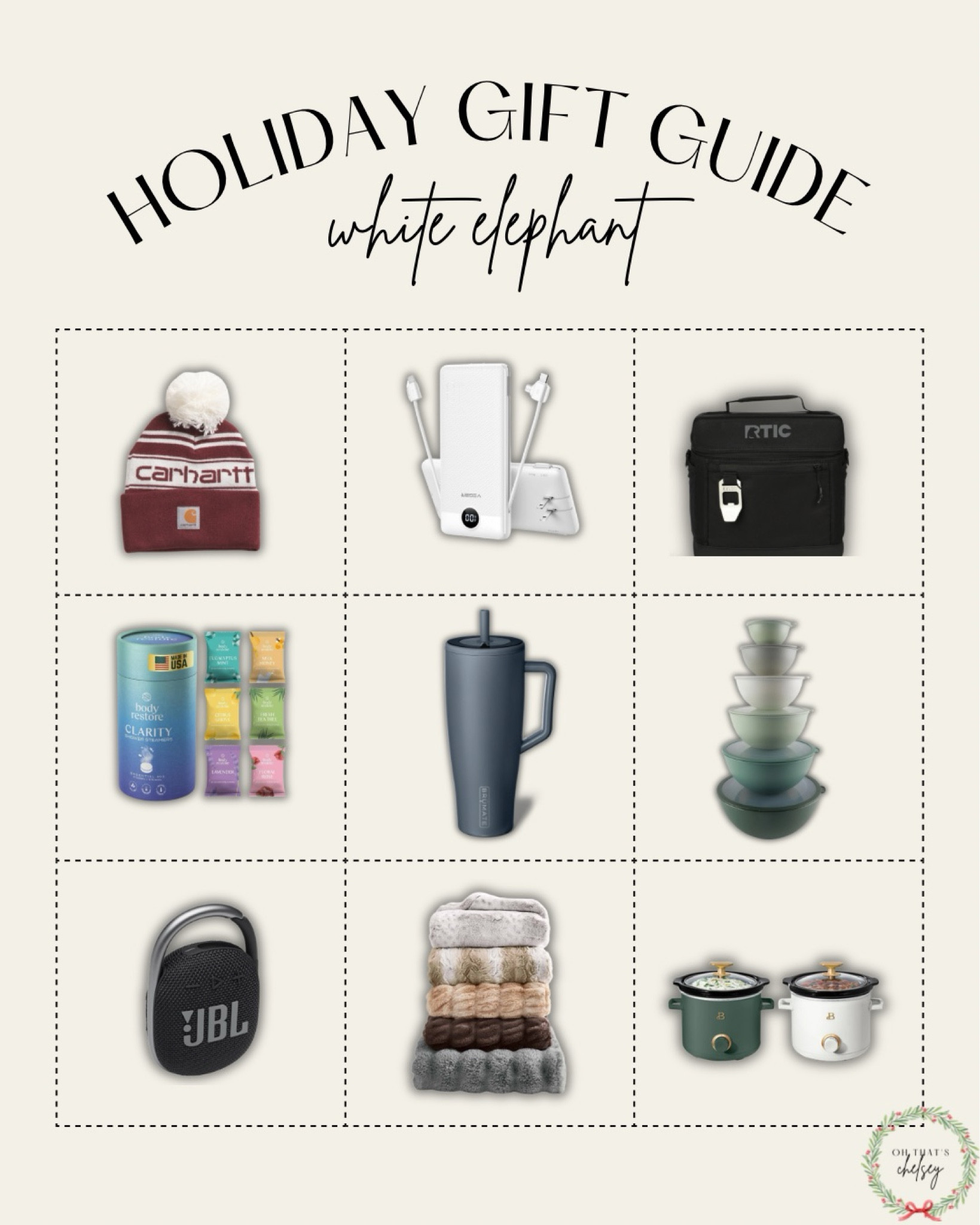 Holiday Gift Guide- White Elephant Edition! 


Fancy Farmer // oh that's Chelsey // fancy farmer finds // holiday gift guide // white elephant gift guide // gifts under $50 // best white elephant gifts // useful gifts 

#LTKHoliday #LTKGiftGuide #LTKFindsUnder50