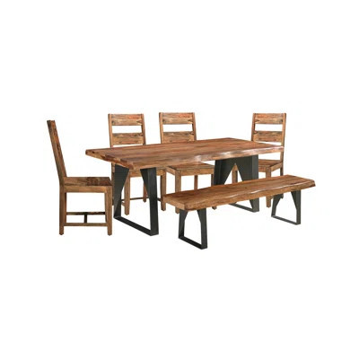 Chaliyah 6 - Person Sheesham Solid Wood Dining Set | Wayfair North America