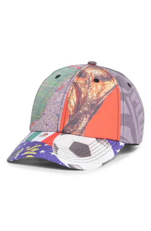 PLEASURES World Cup Adjustable Baseball Cap in Multi at Nordstrom | Nordstrom