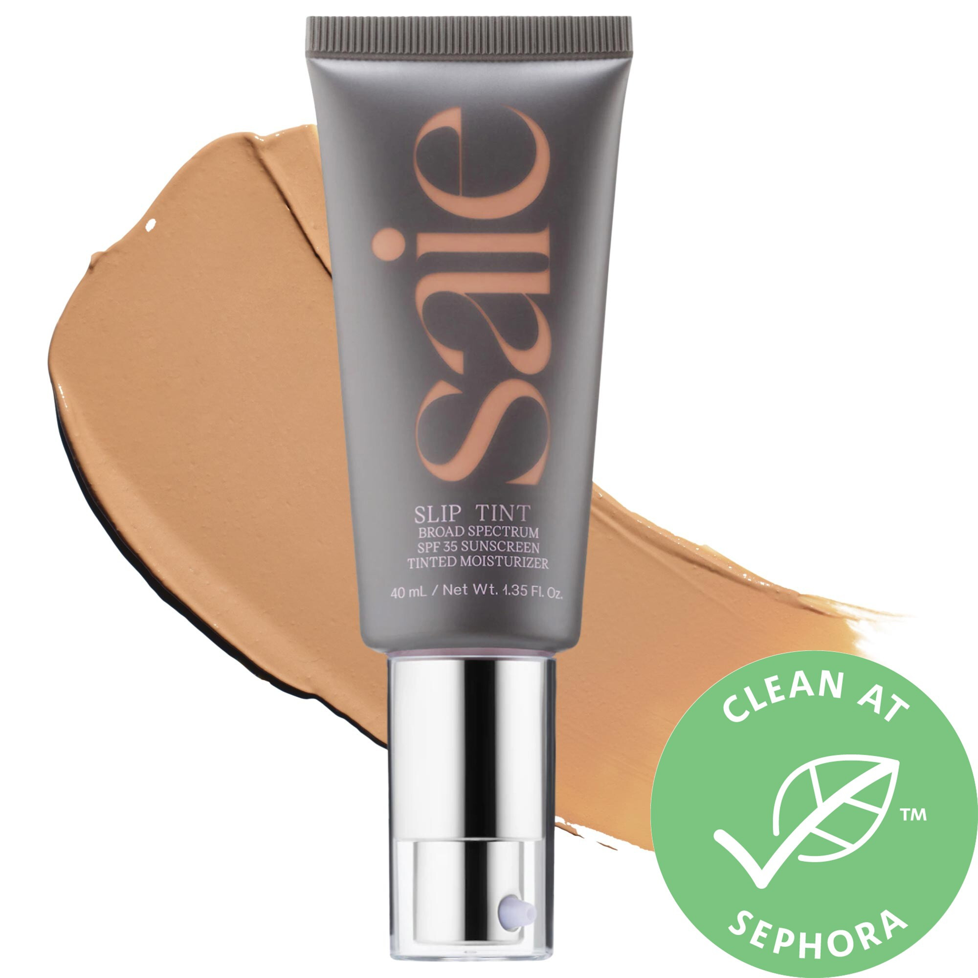 Saie Slip Tint Dewy Tinted Moisturizer SPF 35 Sunscreen Three + Half 1.35 oz/ 40 mL | Sephora (US)