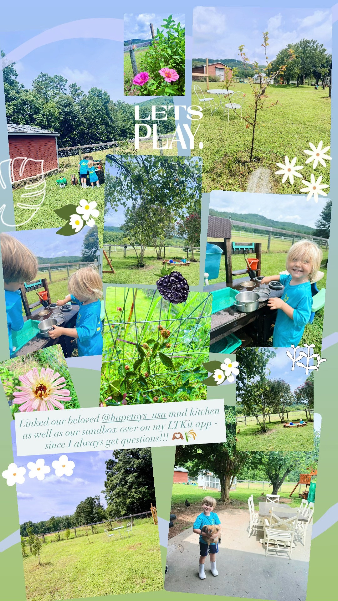 Linked our beloved @hapetoys_usa mud kitchen as well as our sandbox over on my LTKit app - since I always get questions!!! 🫶🏽🌾