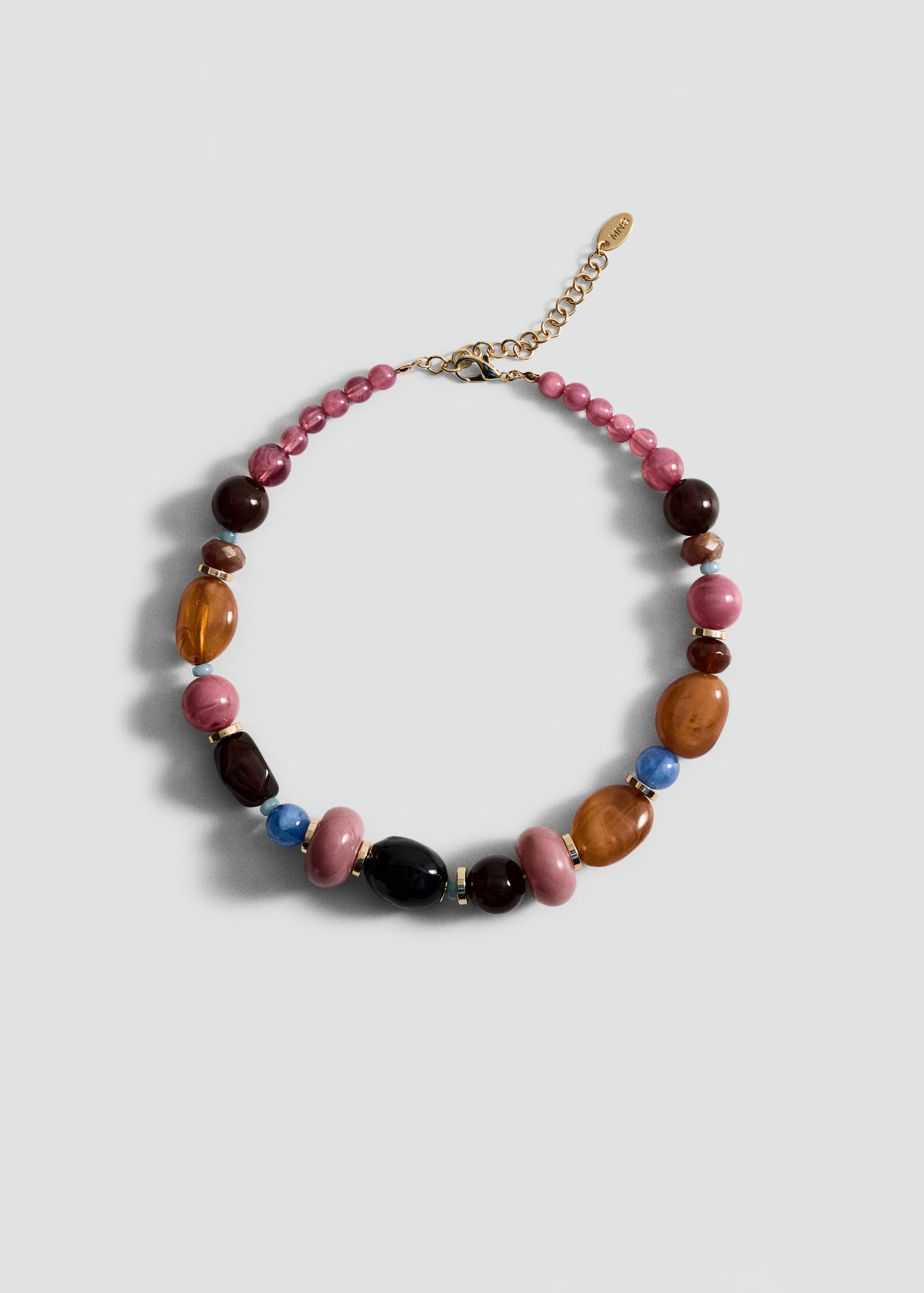 Combined ball necklace - Women | MANGO USA | Mango (US/MX/AU)