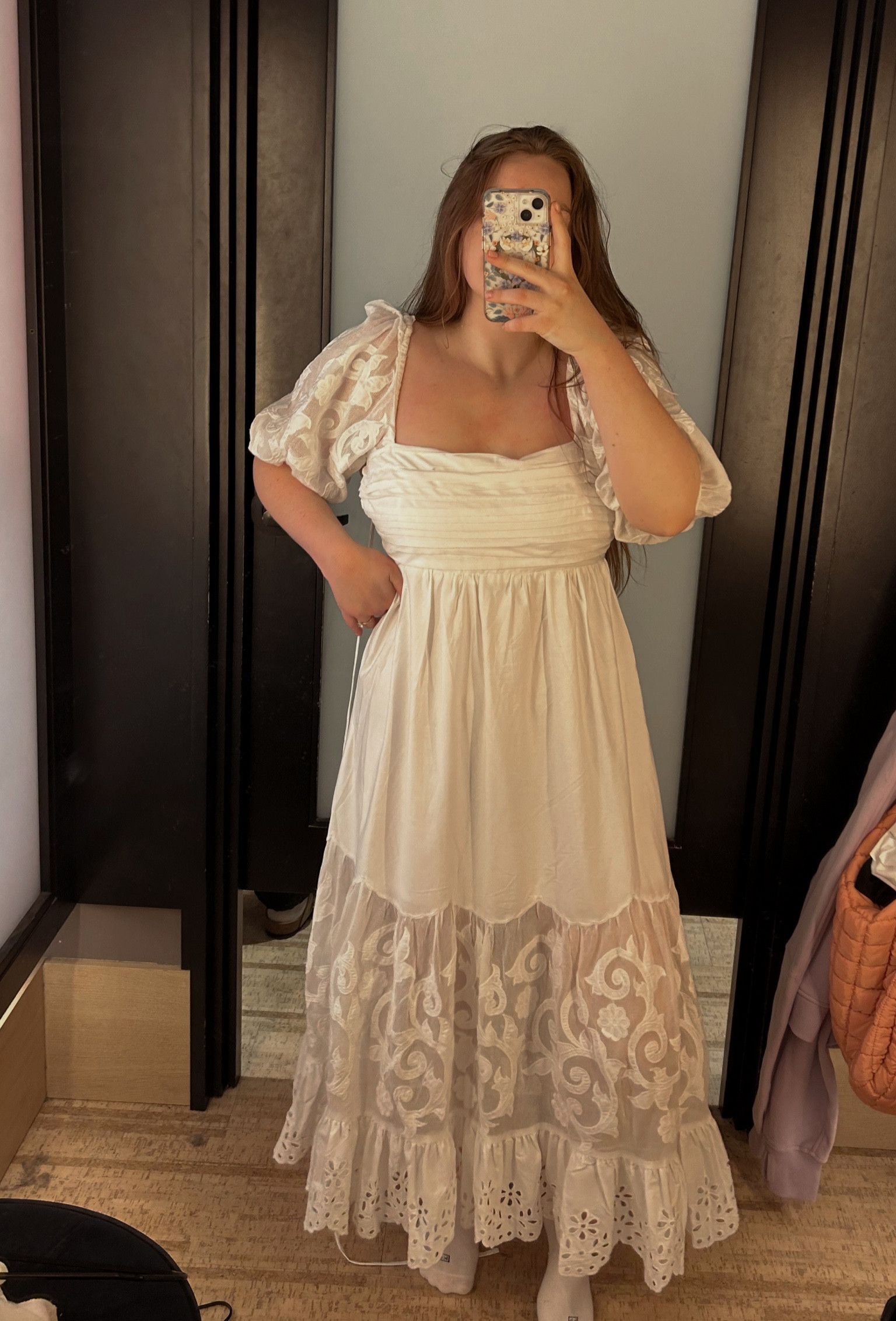 The prettiest white dress. I really think this would be perfect for a bridal shower. A bridal wardrobe necessity! Wearing a size M! 5’4” and the perfect length on me.


#LTKwedding #LTKxSephora #LTKSeasonal