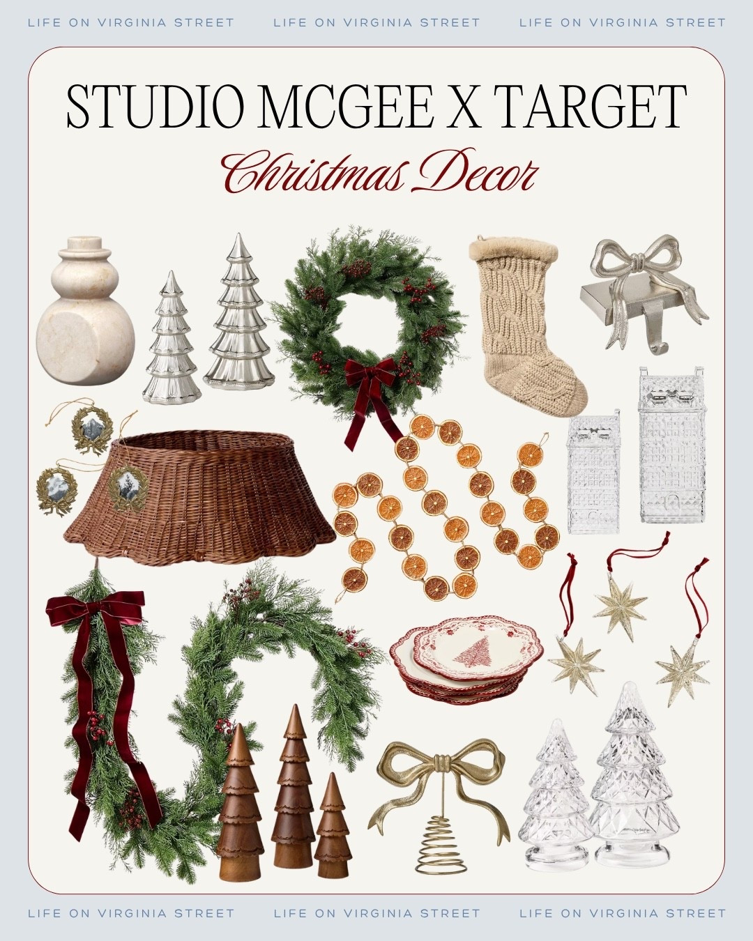 Studio McGee x Target Christmas Decor 💚

Studio McGee Target Christmas decor, Studio McGee x Target Christmas, Studio McGee Christmas collection, Studio McGee holiday decor, Threshold designed with Studio McGee Christmas, Target Studio McGee holiday collection, Target Christmas decor, Target Christmas decorations, Target holiday decor, Target Christmas finds, Target Christmas new arrivals, Christmas decor 2026, Christmas home decor, Christmas decorating ideas, Christmas tree decorations, Christmas ornaments, Christmas ornament sets, Christmas ribbon, velvet Christmas bows, Christmas wreath, Christmas garland, faux cedar garland, pre lit Christmas garland, Christmas greenery, Christmas stockings, Christmas tree skirt, Christmas tree collar, Christmas throw pillows, Christmas throw blankets, Christmas mantel decor, Christmas living room decor, Christmas entryway decor, Christmas table decor, Christmas tabletop decorations, Christmas dinnerware, Christmas candle holders, brass candlesticks, ceramic Christmas trees, Christmas village houses, Christmas bells, decorative Christmas trees, traditional Christmas decor, classic Christmas decor, vintage Christmas decor, neutral Christmas decor, affordable Christmas decor, designer inspired Christmas decor, designer look for less