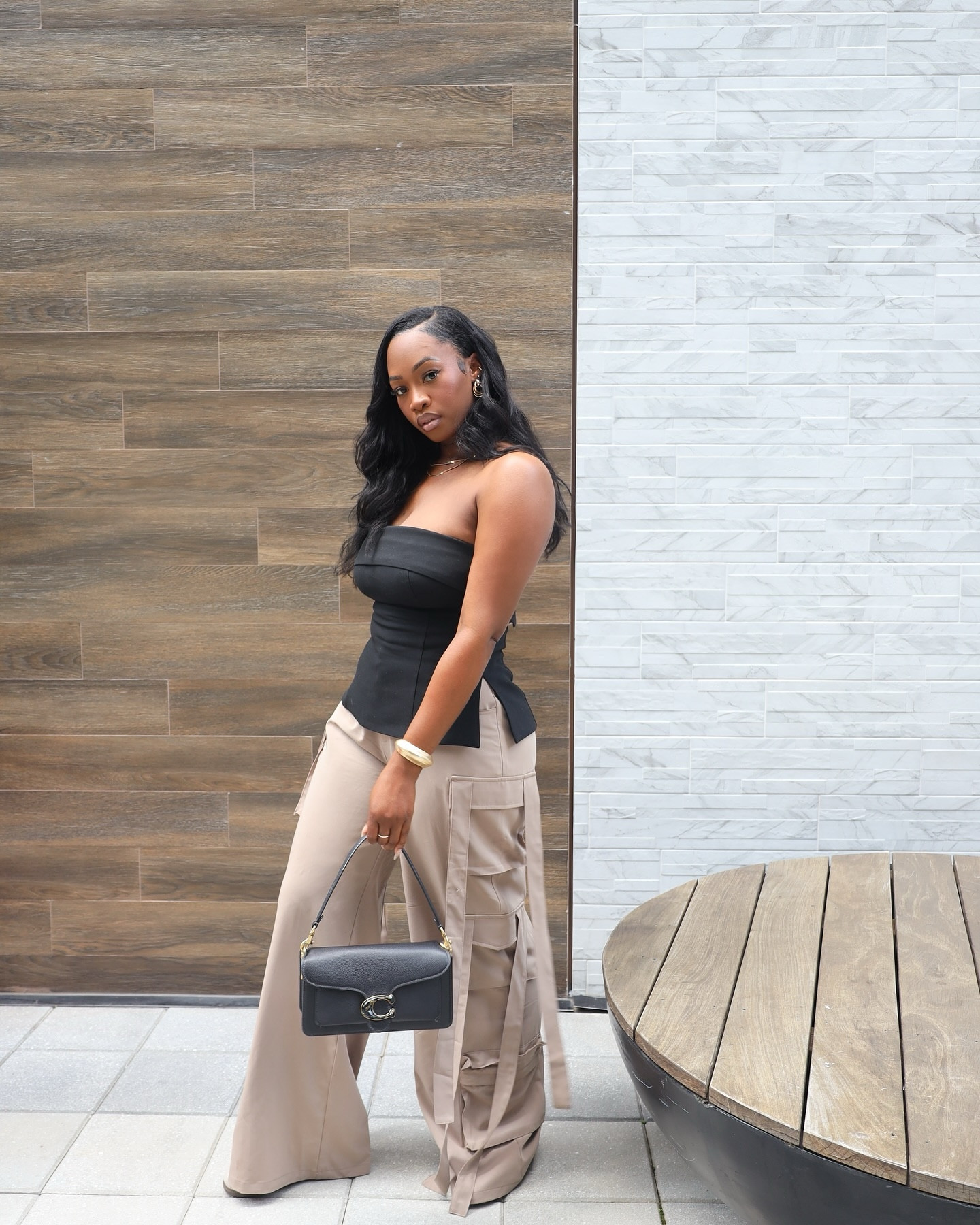 Loved this outfit! 🖤 

TOP • @aritzia 
PANTS • @fashionnova 
SHOES • @adidas 
BAG • @coach 

#ootd #everydayoutfit #elevatedcasual

#LTKStyleTip