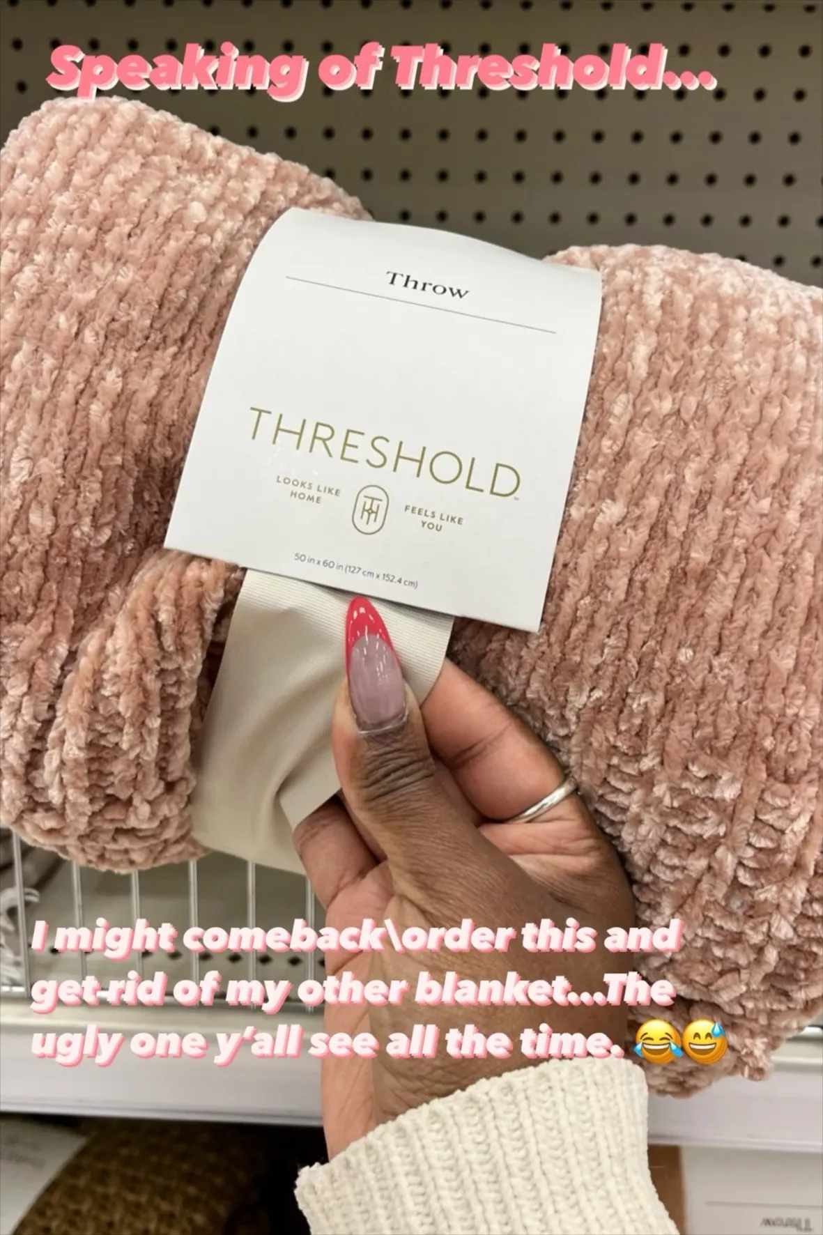 Cozy Knit Throw Blanket Neutral - Threshold™