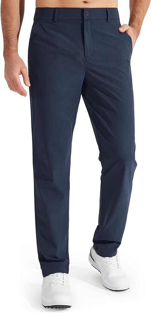 Libin Mens Golf Pants Stretch Work Dress Pants 30"/32"/34" Quick Dry Lightweight Casual Comfy Tro... | Amazon (US)