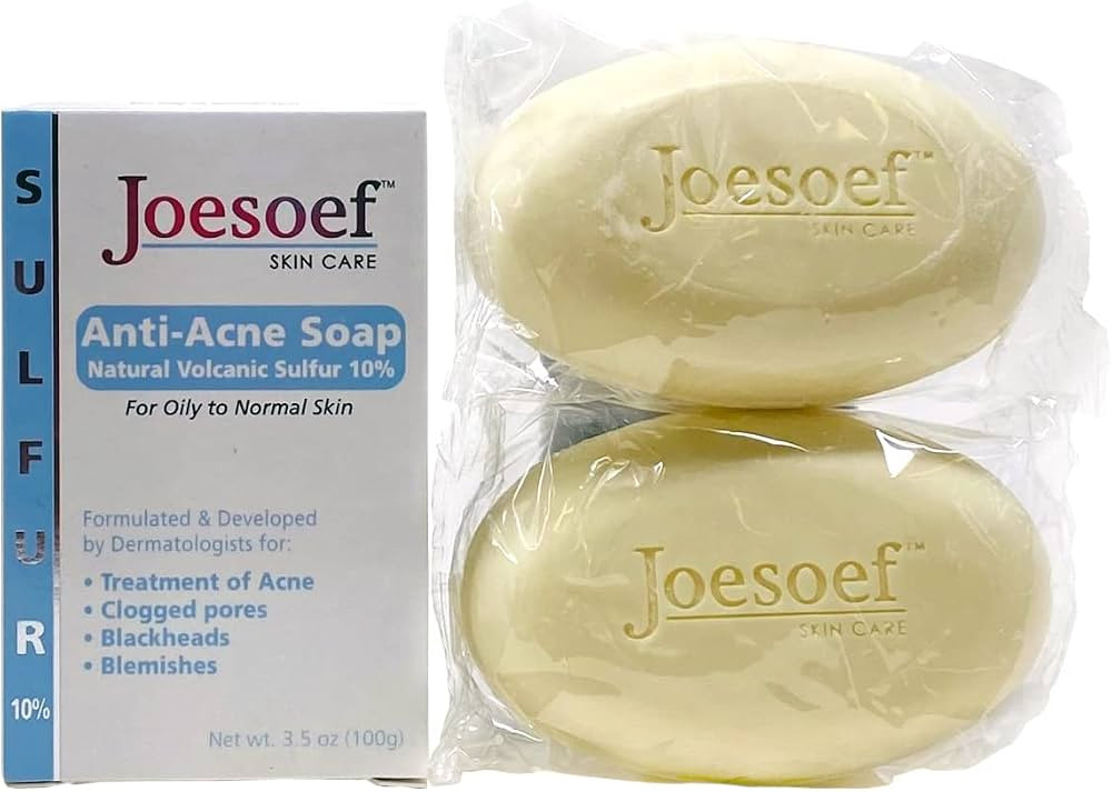 JOESOEF SKIN CARE Sulfur Soap with Salicylic Acid for Acne | Amazon (US)