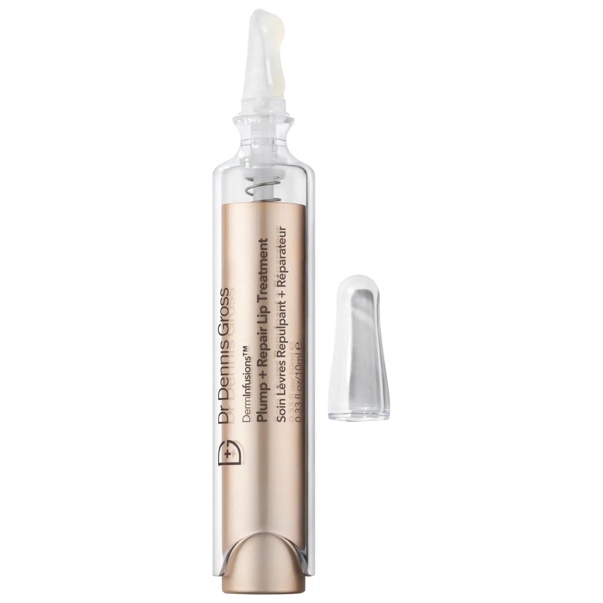 Dr. Dennis Gross Skincare DermInfusions Plump + Repair Tinted Lip Treatment with Hyaluronic Acid .33 oz / 10 ml | Sephora (US)