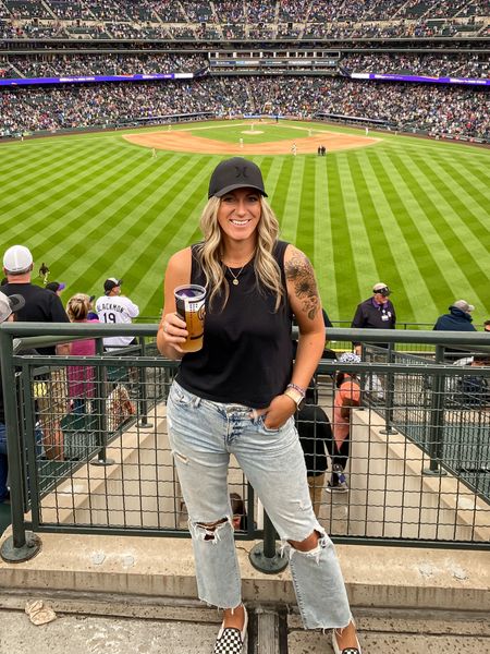 MLB game outfit - Go Rockies!

Tank - medium
Jeans - size down, run very big (6 long) this wash is sold out but linked a darker pit and several similar 
Sneakers - tts (11) also added men’s for extended sizing
Hat - m/l (big head) fits very comfortable and stretchy


Sports, baseball, weekend wear 

#LTKstyletip #LTKcurves