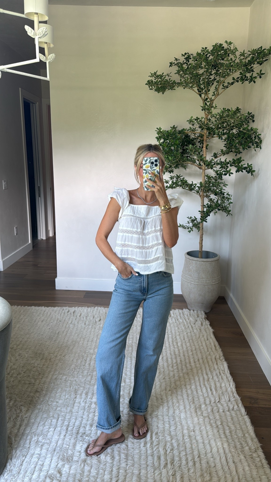 Use code AFCHAMP to get $$ my outfit! Medium crease wash, I’m wearing a 25 regular 

#LTKSeasonal #LTKStyleTip #LTKSaleAlert