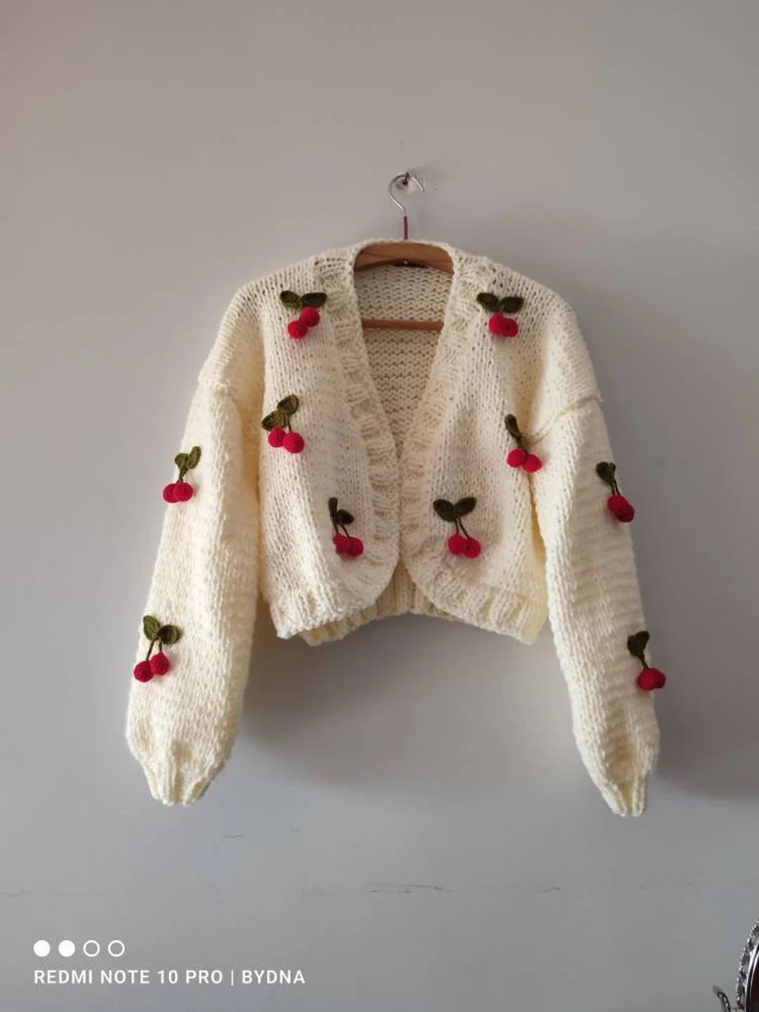 Cherry Chunky Cardigan, Trendy Woman Clothes, Halloween Gifts for Her, Sale Women Gifts, Trendy J... | Etsy (US)