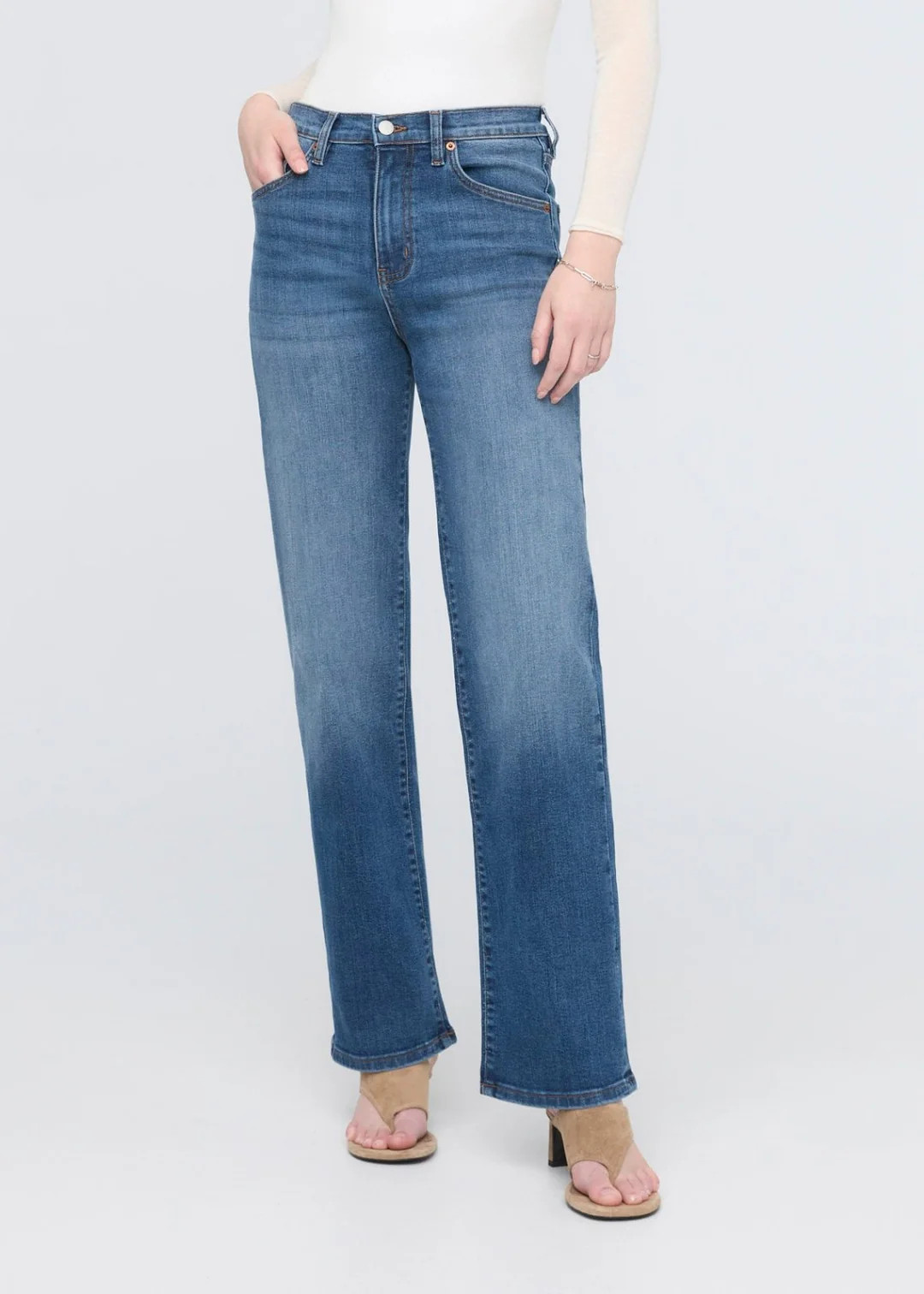 Performance Denim+ High Rise Straight | DUER