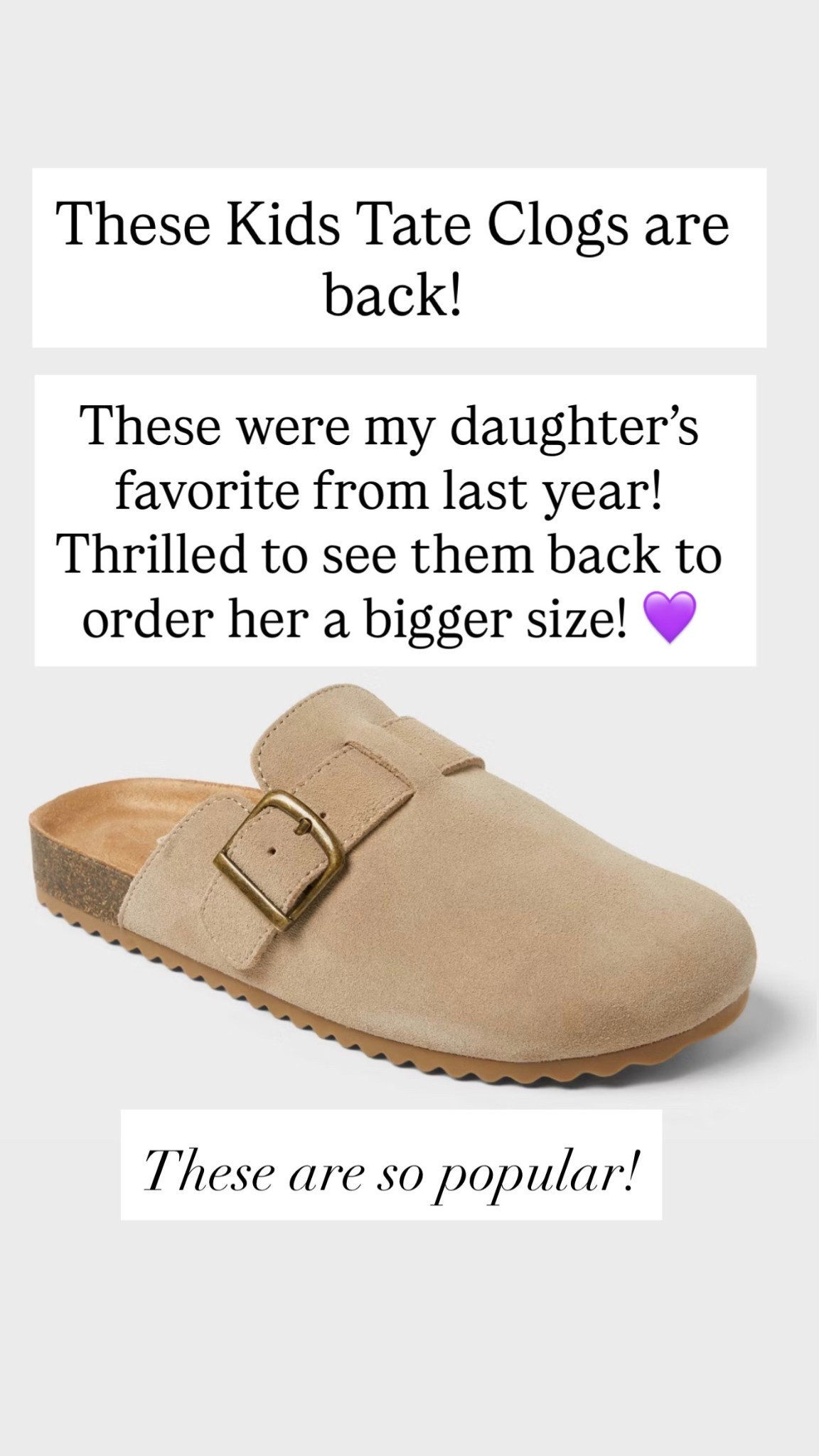 Cutest Tate Clog for girls 

#LTKKids