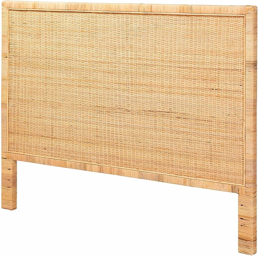 bali & pari Adelyn Natural Rattan Headboard, King | Amazon (US)