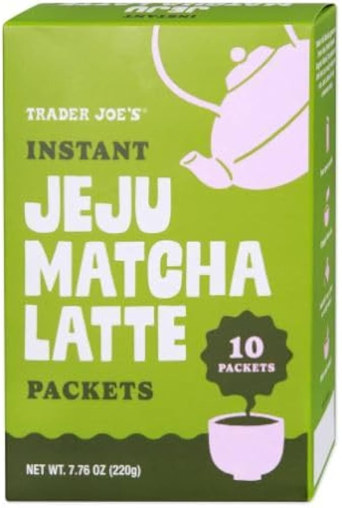 2-Pack Trader Joe Instant JEJU Matcha Latte 7.76oz 220g (Two Boxes) | Amazon (US)