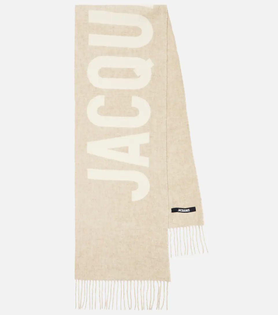 Logo jacquard virgin wool scarf | Mytheresa (US/CA)